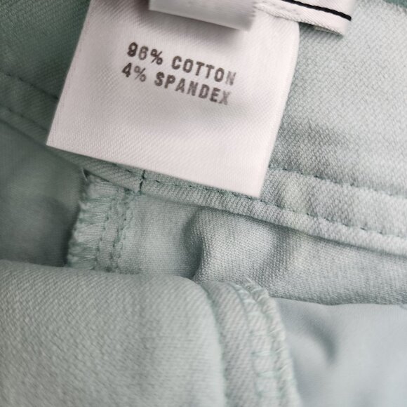 St. John Sport Womens Light‎ Green Denim Jean Trousers Size 12 - Picture 10 of 13